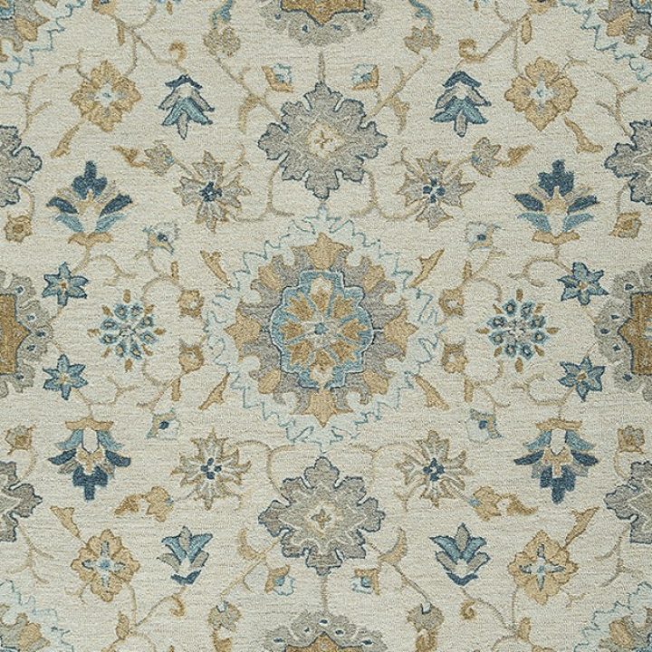 Palladium Rug 3656 in Grey-Bluebell