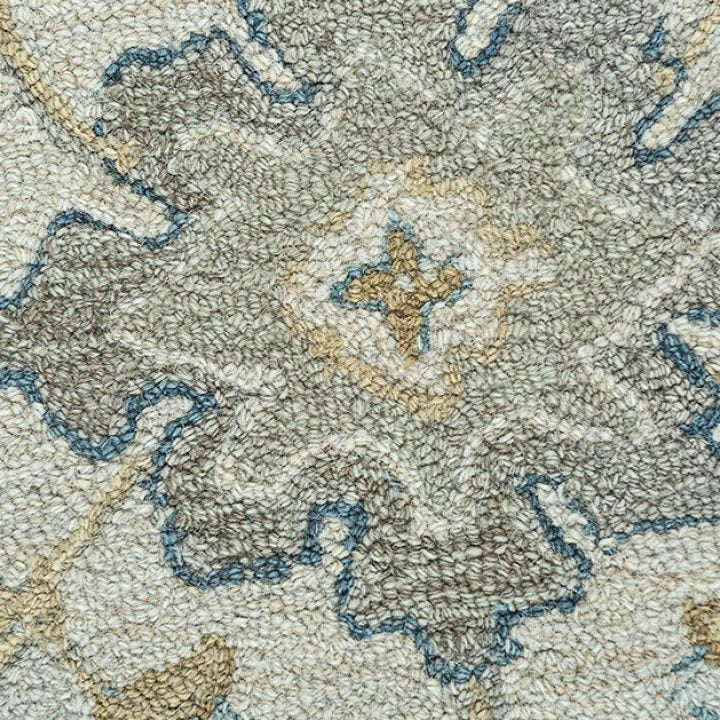 Palladium Rug 3656 in Grey-Bluebell