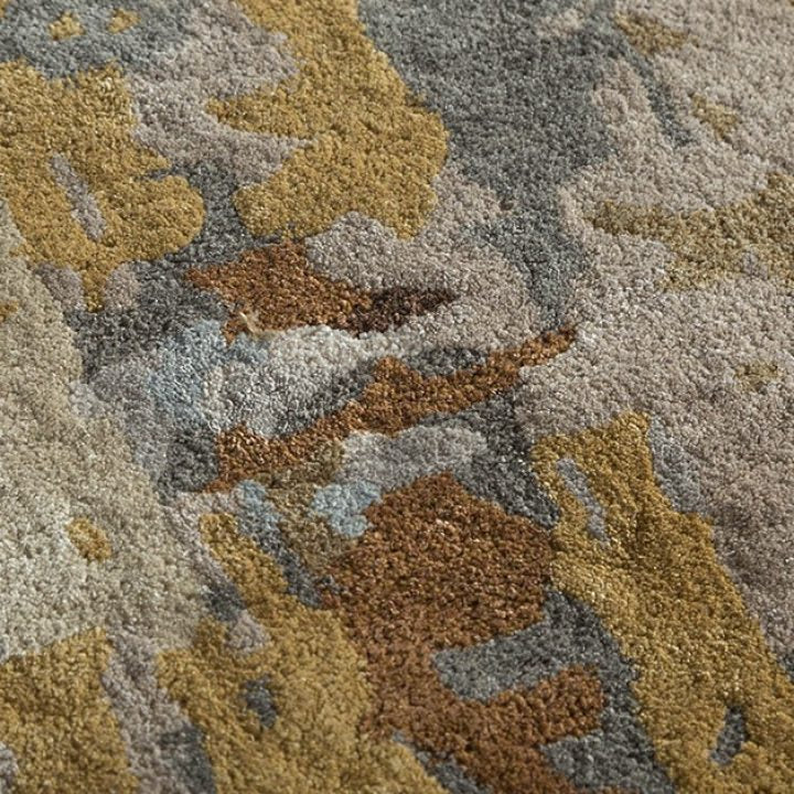 Regene Rug 3656 in Silver-Amber Gold