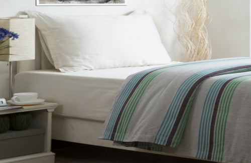Metro Stripe Blue-152 x 250 cms.