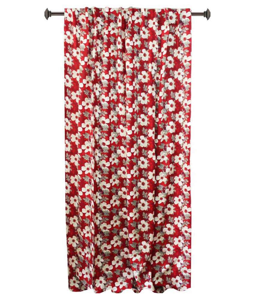 White Flower-Backloop Curtain