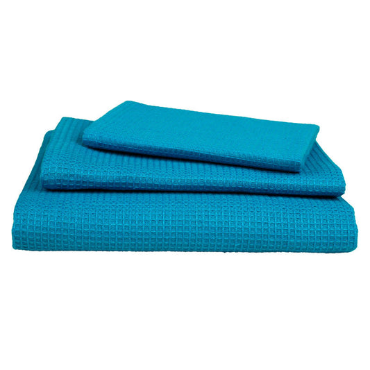 Honey Comb Towel(Hand)-40x60 cm(Azure)