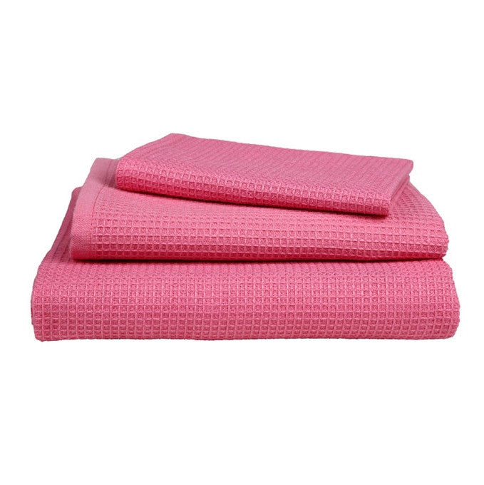 Honeycomb Towel(hand)-40 x 60cm(Pink)