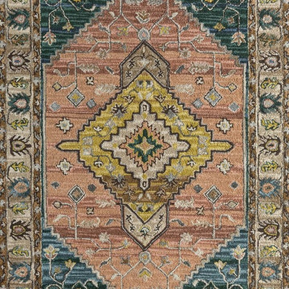 Nilay Rug 3656 in Hunter Green-Clay