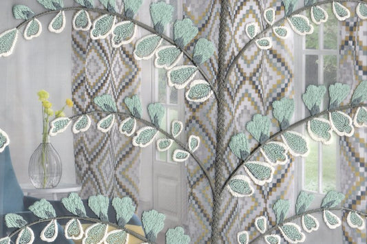 AP/Paradise/109629 Palmyra Powder Green