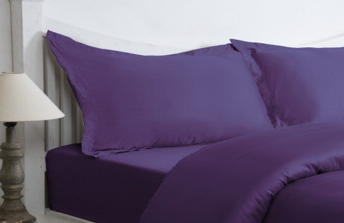 Majestic V Purple Single Bed Sheet