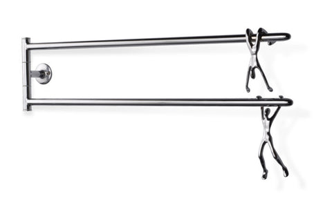 Acrobat Double Towel Rod