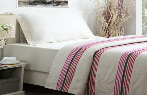 Metro Stripe Pink - 152 x 250 cms