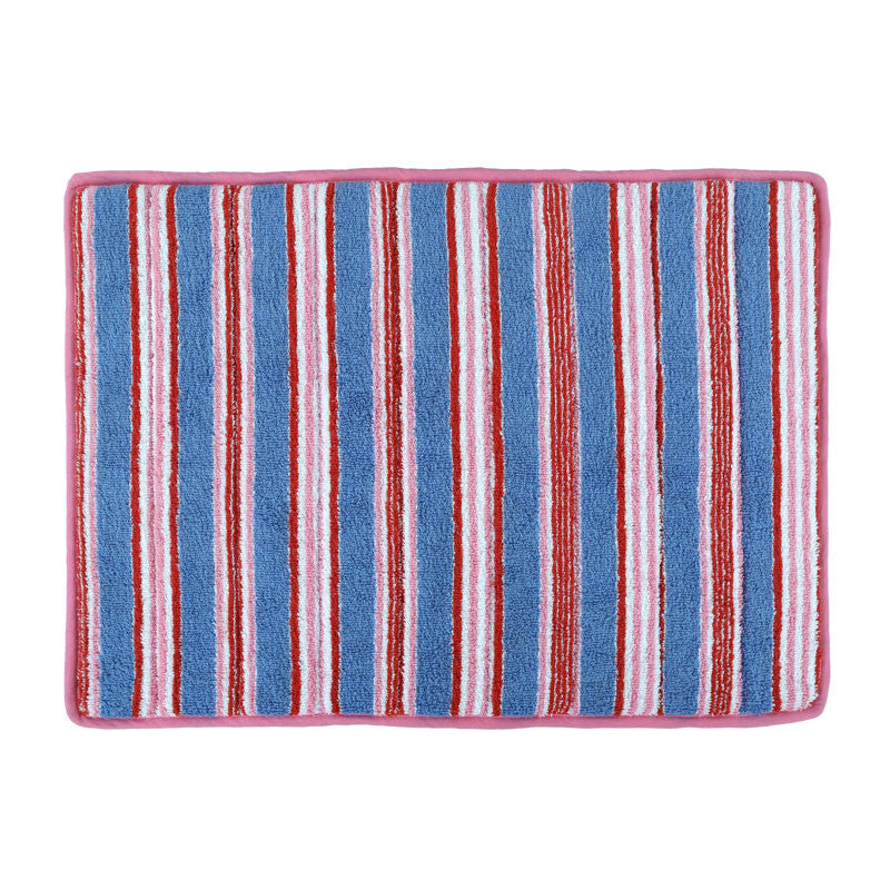 Blueberry (Terry) Bath Mat With Grip Coating-65 x 45 cm