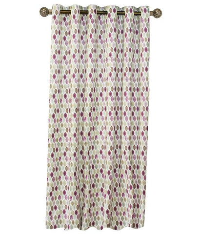 Purple-Eyelet Curtain