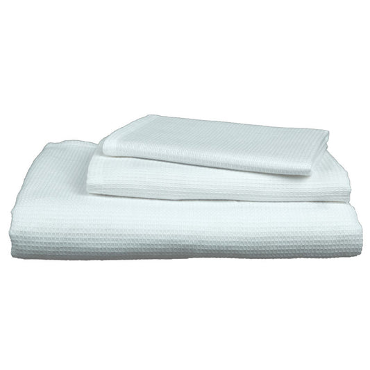 Honey Comb Towel(Face)-30x30 cm(White)