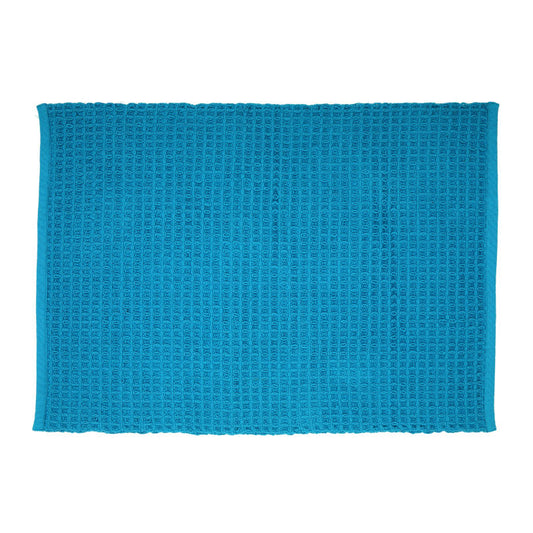 Honeycomb Bath Mat(Azure)-50x70 cm
