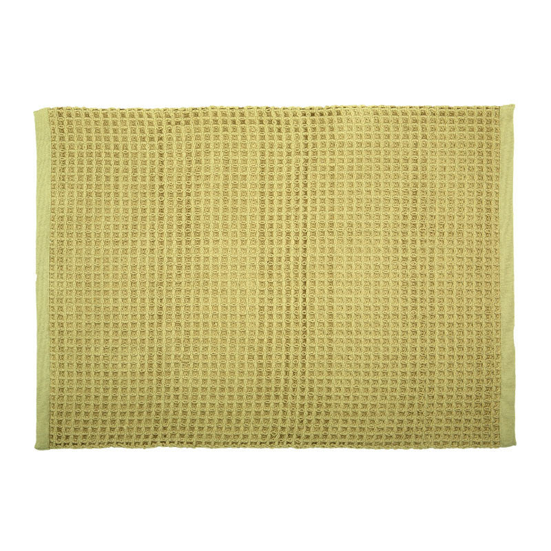 Honeycomb Bath Mat(Beige)-50x70 cm