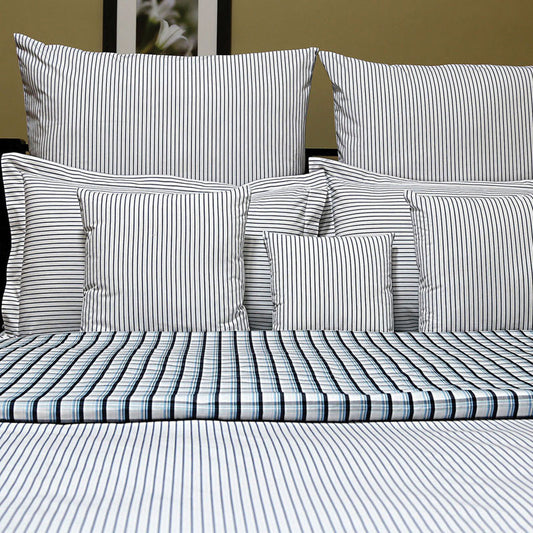 Kopenhagen Stripe Bedsheet With Pillow Cover