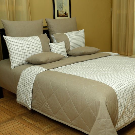 Madrid Bedspread ( Quilted) with Pillow Cover