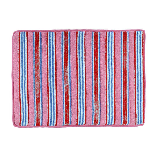 Raspberry (Terry) Bath Mat With Grip Coating-65 x 45 cm