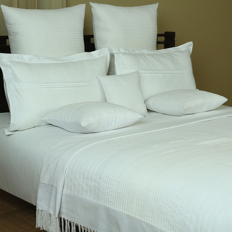 Tuck Bedspread White