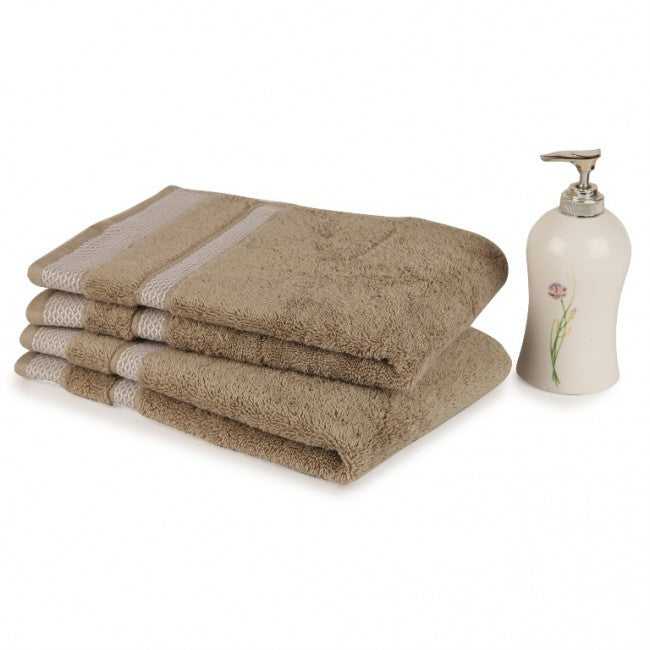 Hand Towel Set of 2 Hygro 40 x 60cms Beige
